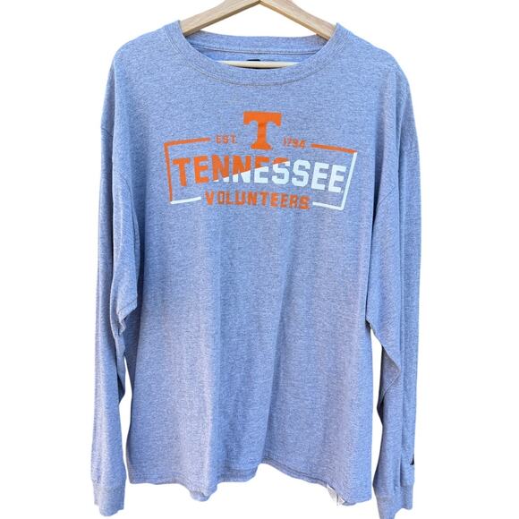 Tennessee Volunteers Gray Long Sleeve Shirt Russell Men's XL - Picture 1 of 4